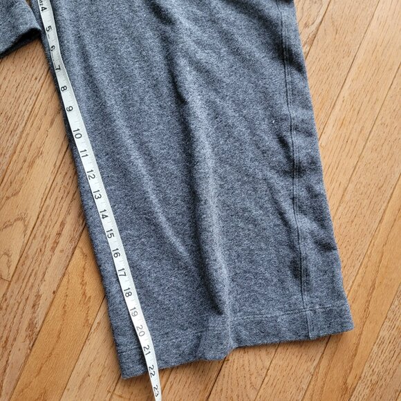 Donna Karan High Waisted Wide Leg Cropped Sweatpants L - Picture 14 of 15